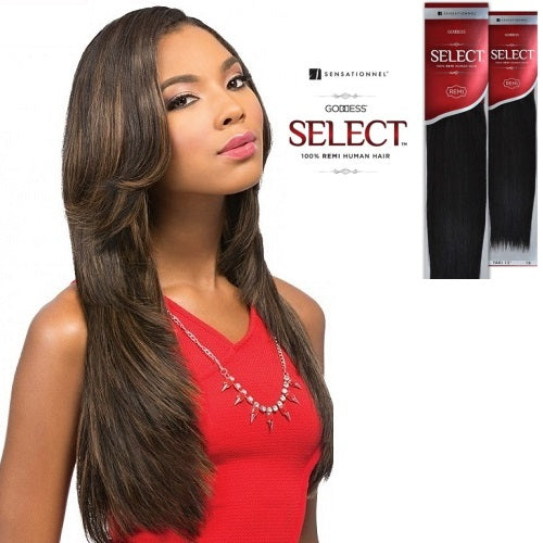 GODDESS SELECT REMI 100 Human Hair Yaki Weave 10S 24